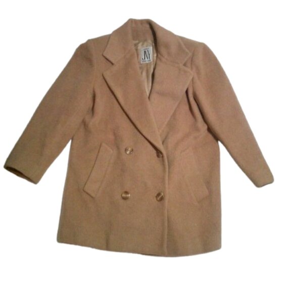 Jones New York Size lL/XL 100% Wool Double Breasted Short Coat - Picture 4 of 5